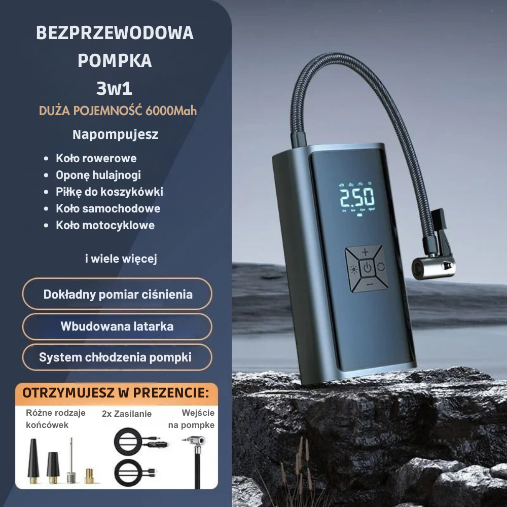 Wireless 3-in-1 Pump